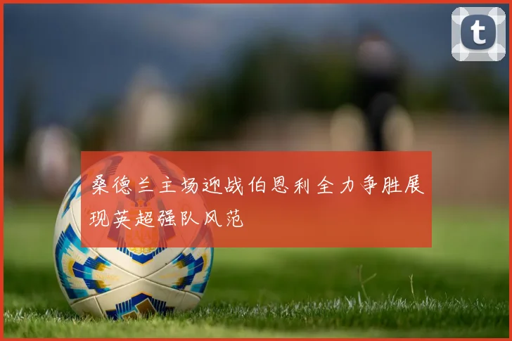 桑德兰主场迎战伯恩利全力争胜展现英超强队风范